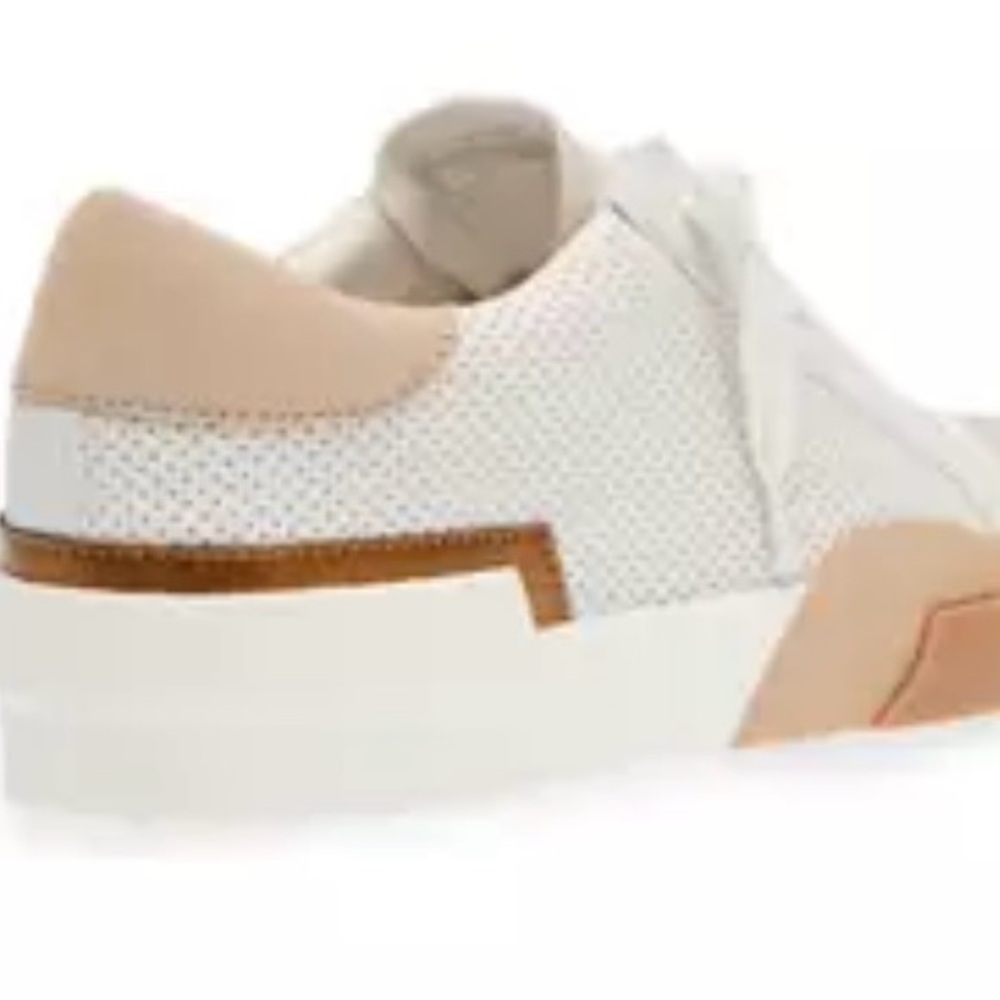 Dolce Vita White and Tan Sneakers